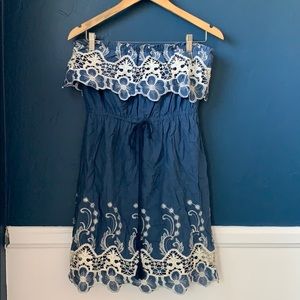 LOVECULTURE STRAPLESS DRESS